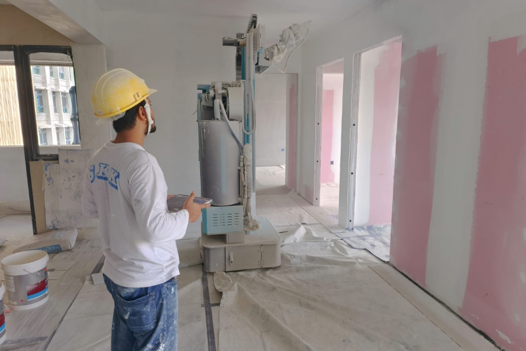 蔚建喷涂机器人中标新加坡建屋发展局（HDB）首个建筑机器人集采项目