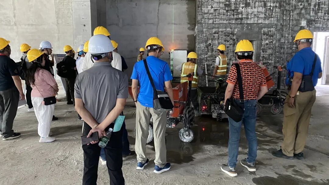 台湾省营建代表团赴蔚建科技建筑机器人项目考察
