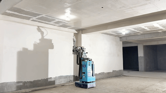 上海建工杯建筑机器人实战应用竞赛 蔚建建筑机器人独揽抹灰、喷涂两个金奖