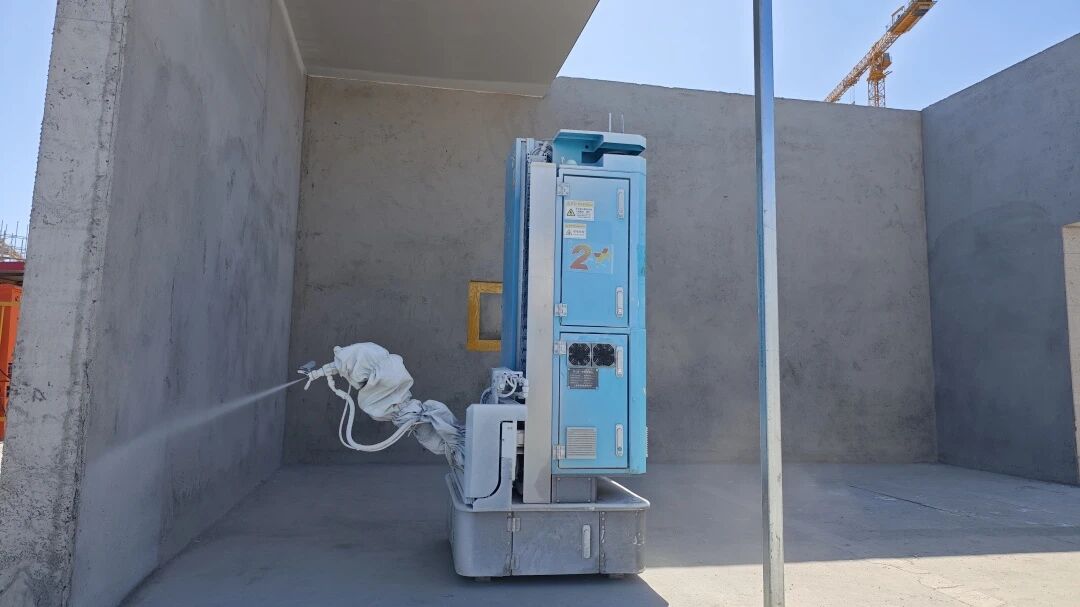 上海建工杯建筑机器人实战应用竞赛 蔚建建筑机器人独揽抹灰、喷涂两个金奖