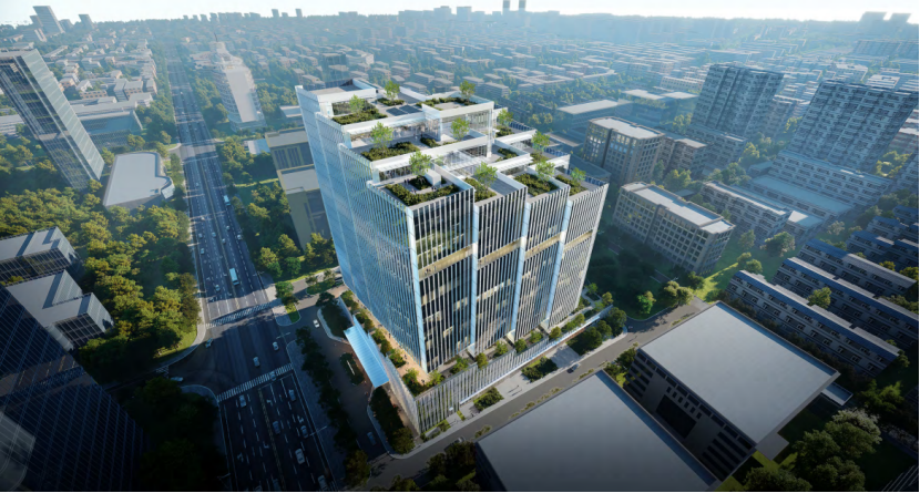 【项目案例】蔚建抹灰机器人、喷涂机器人参与承接上海建工米哈游新总部建设项目