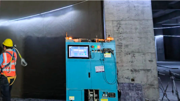 【 Project Case 】 Weijian High Wall Plastering Robot - Application in Pudong Development Shangcheng Science and Technology Innovation Intelligent Valley Project(图5)