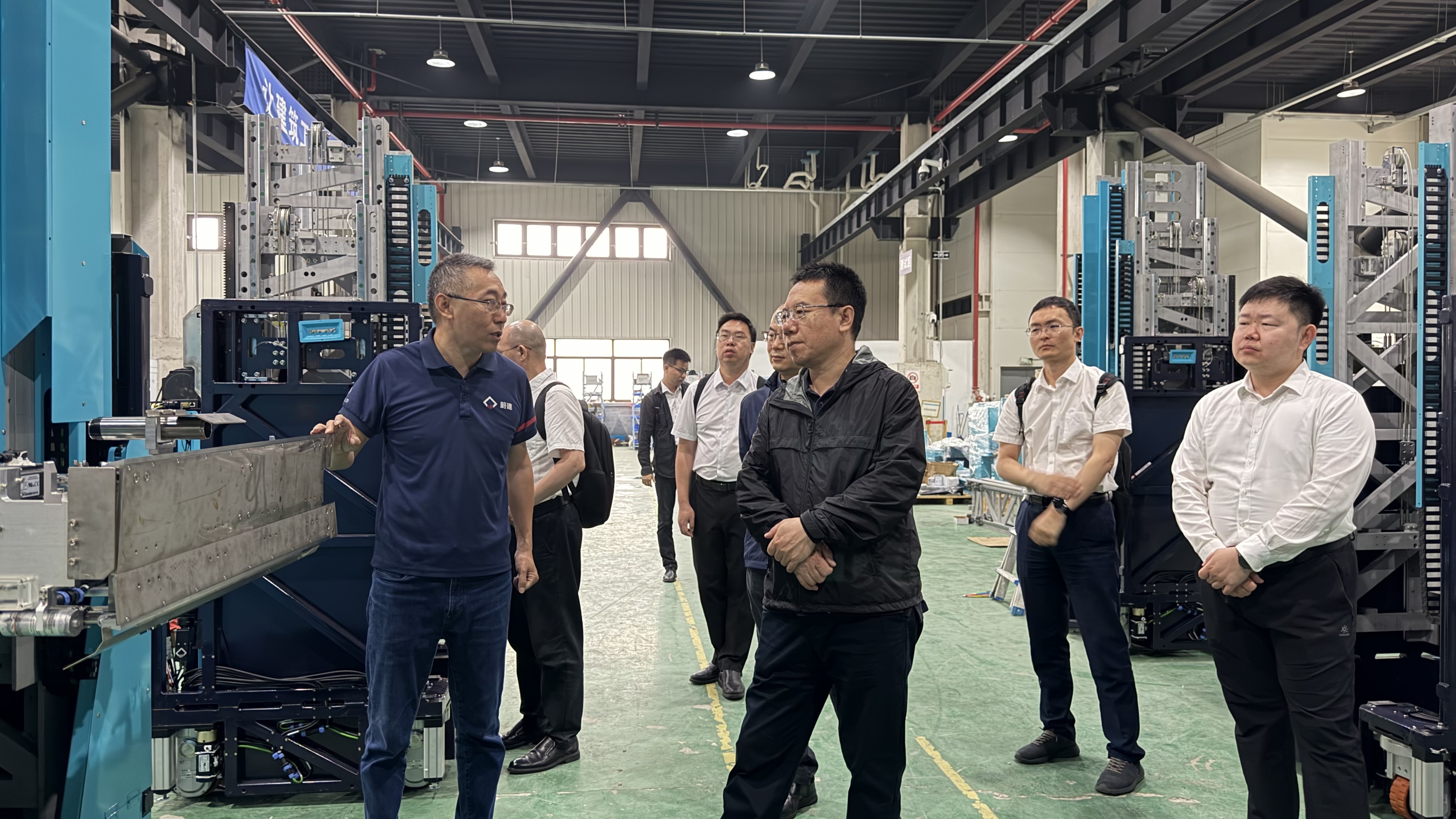 深化合作，中建二局总工翟雷带队考察蔚建科技(图4)