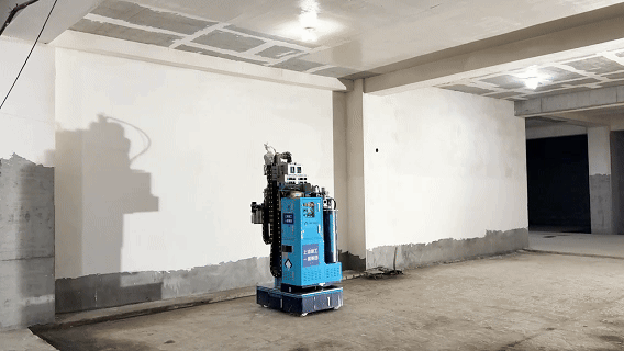 蔚建高墙喷涂机器人，赋能大空间喷涂智能升级(图2)